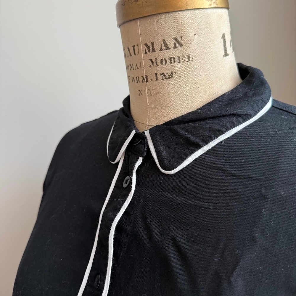 Armedangels Button Down Shirt w/ Piping Detail ~Size L